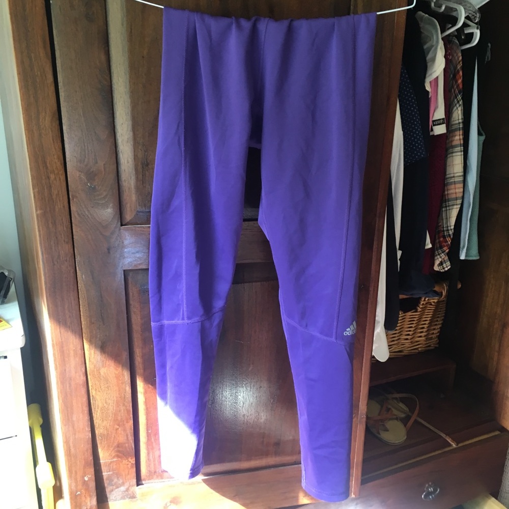 Purple Adidas leggings